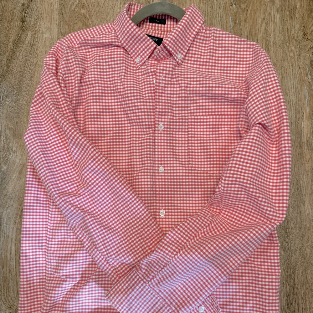 Pink and White Oxford Shirt